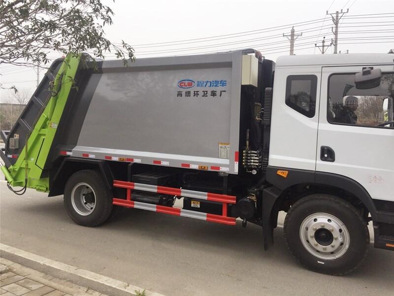 林芝地區購買12方垃圾壓縮車 程力集團垃圾車助力環衛升級